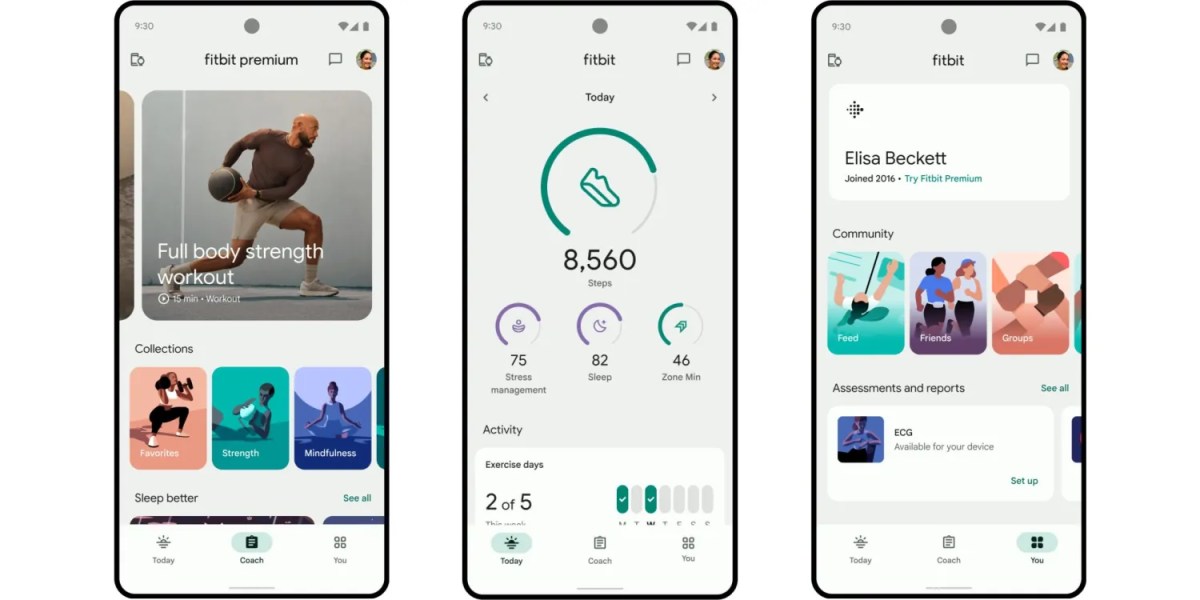 Google anuncia el rediseño de la aplicación Fitbit para el próximo ...