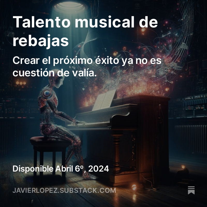 Talento musical de rebajas