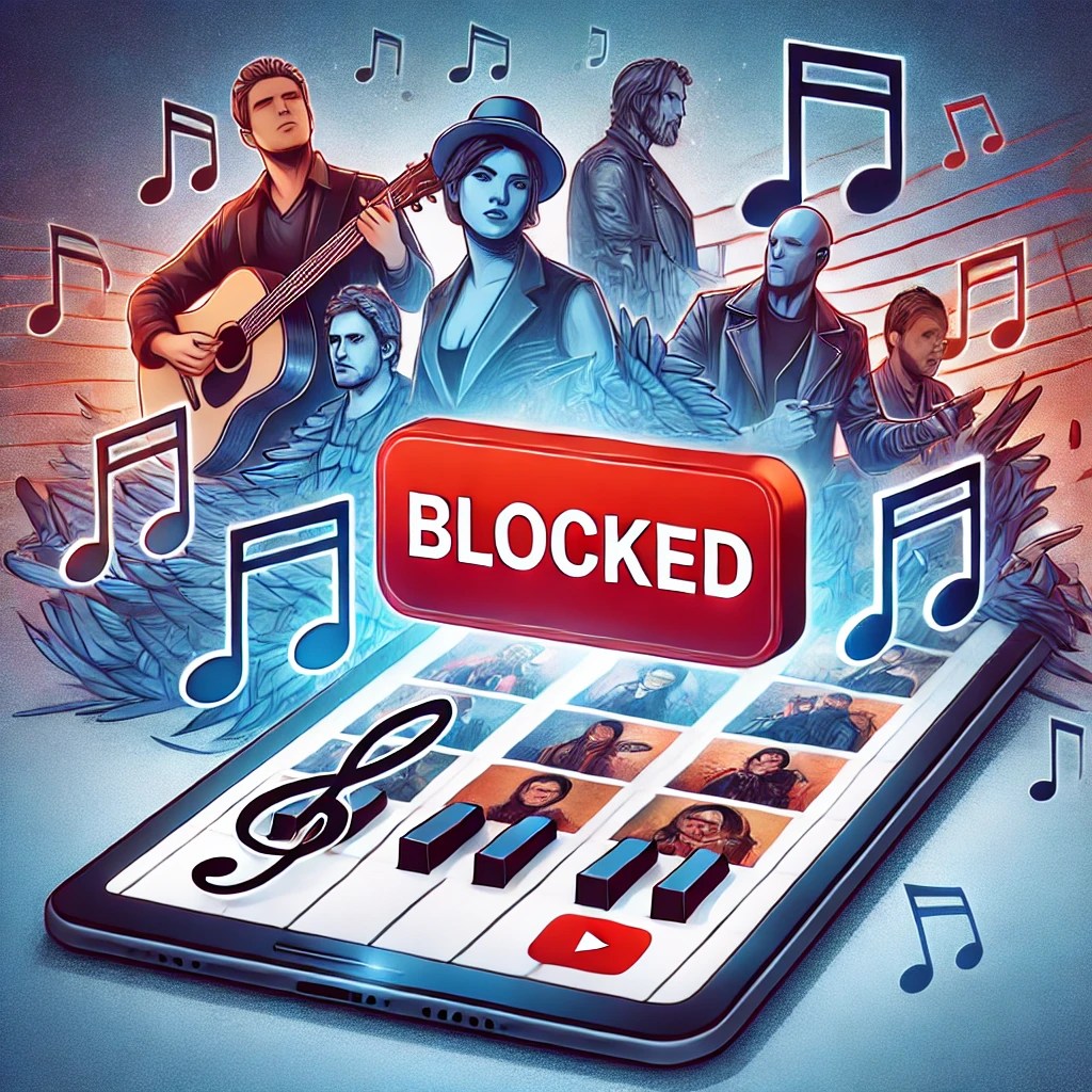 Una disputa de derechos bloquea vídeos de grandes artistas en YouTube, incluyendo a Green Day, Adele y Bob Dylan