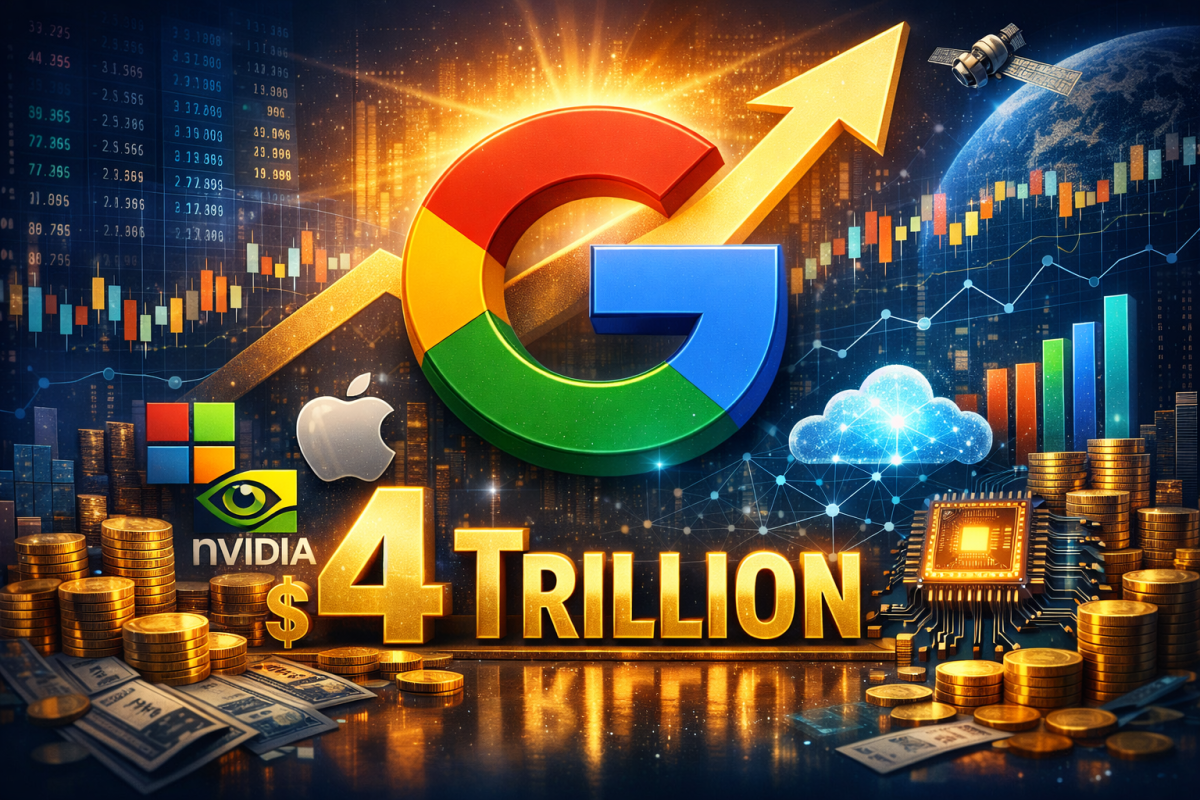 Alphabet supera los 4 billones de dólares de valoración impulsada por su giro estratégico hacia la inteligencia artificial