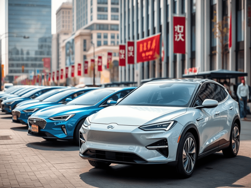 Los vehículos eléctricos chinos se acercan al mercado norteamericano tras el recorte de aranceles en Canadá