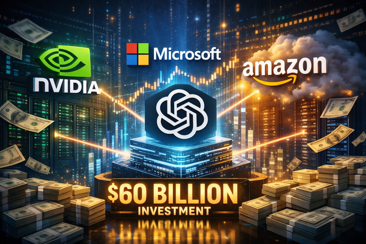 Nvidia, Microsoft y Amazon negocian una megainversión de hasta 60.000 millones de dólares en OpenAI