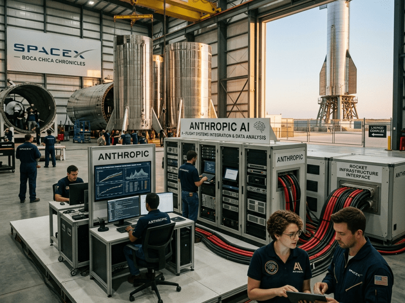 Anthropic utilizará la infraestructura de SpaceX para reforzar el desarrollo de su inteligencia artificial