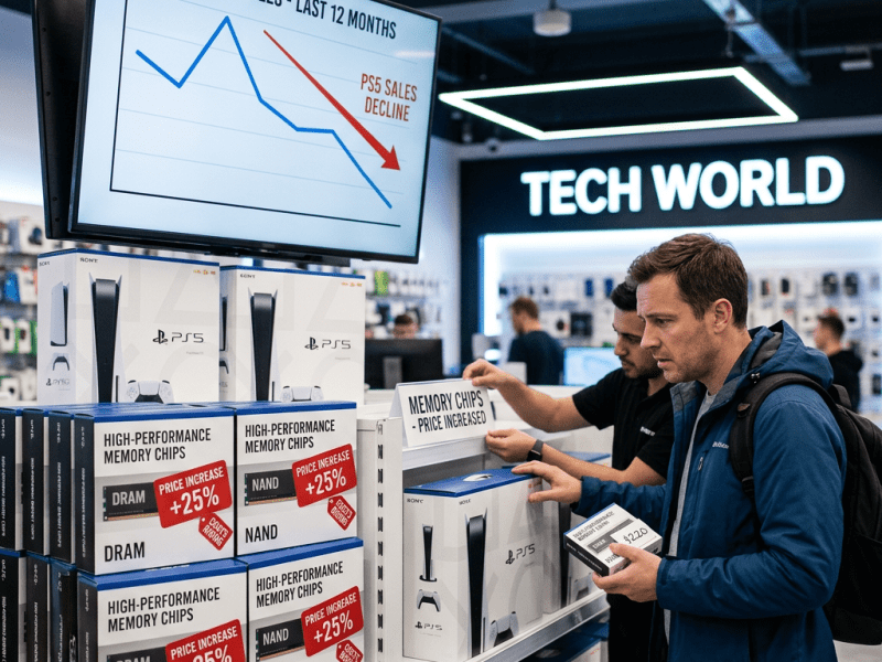 Sony prevé una caída en las ventas de PlayStation mientras aumentan los costes de memoria
