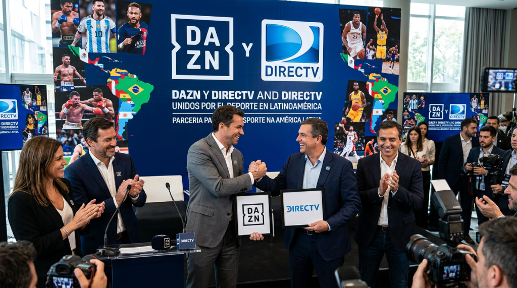 DAZN estudia reforzar su presencia en Latinoamérica con un posible acuerdo con DirecTV