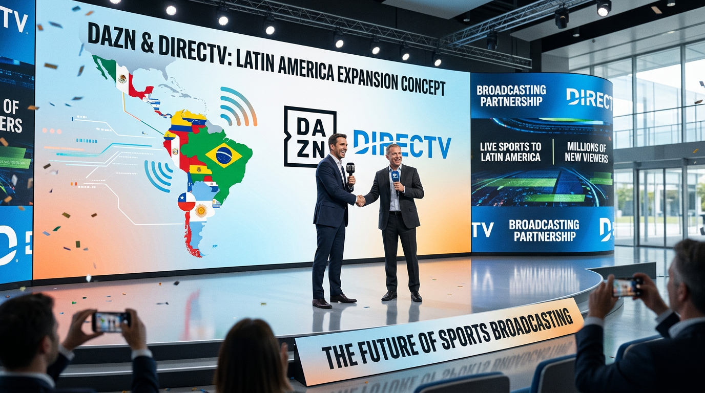 DAZN DirecTV Latin America expansion concept