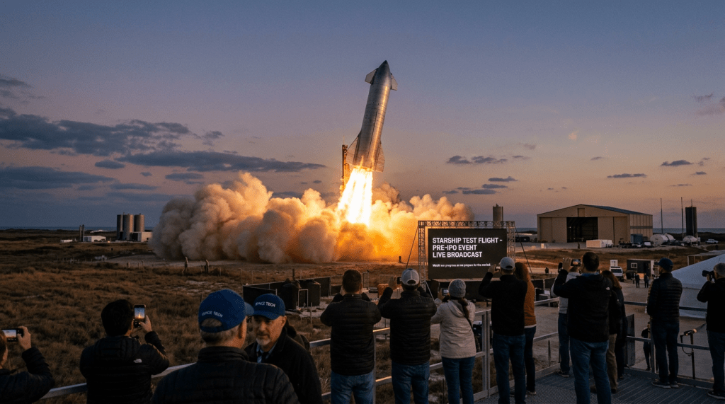 Starship completa una prueba clave para SpaceX antes de su histórica salida a bolsa