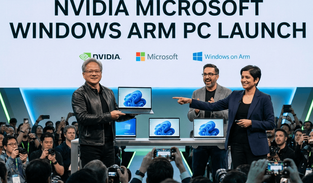 Nvidia Microsoft Windows Arm PC launch