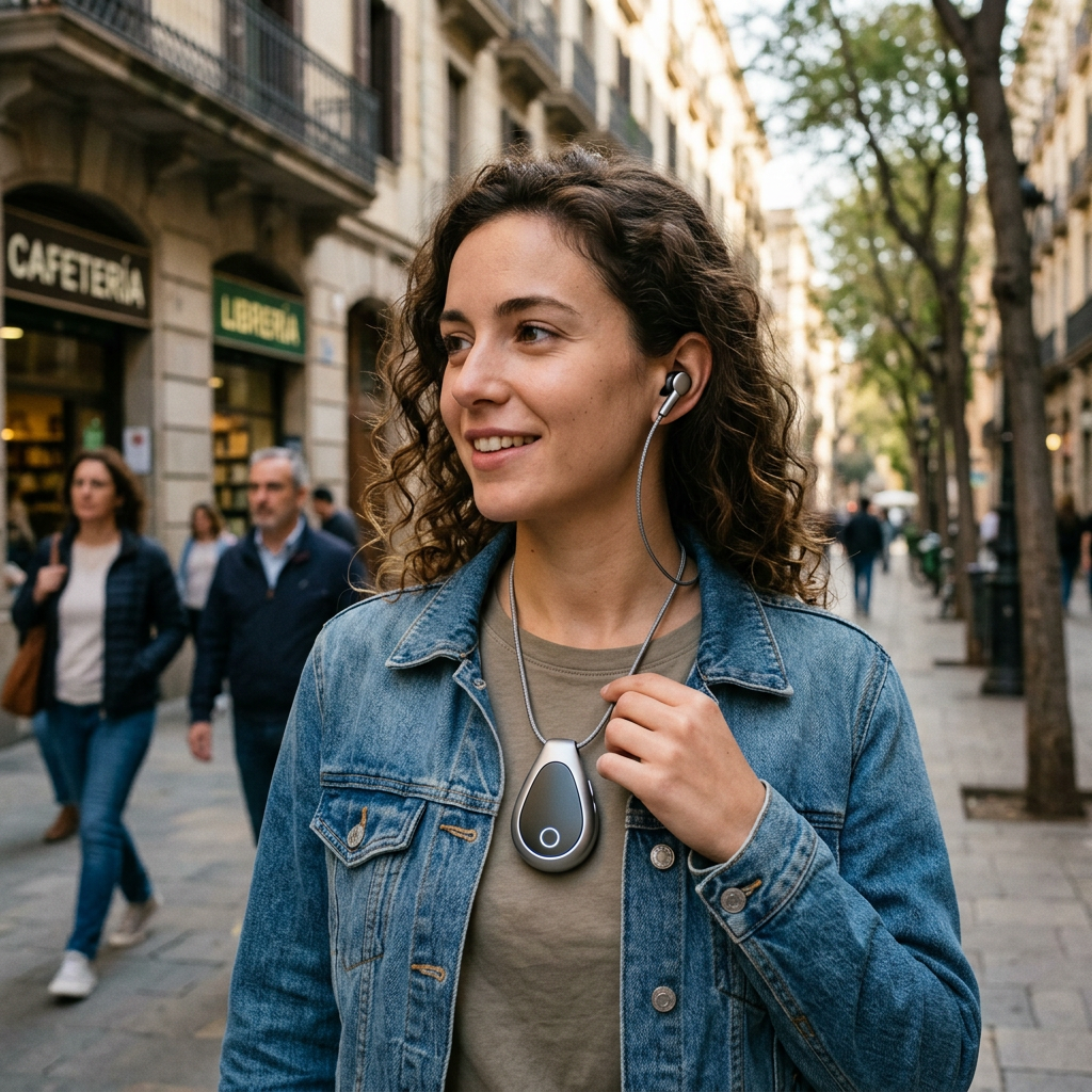 Colgante inteligente con IA de Meta