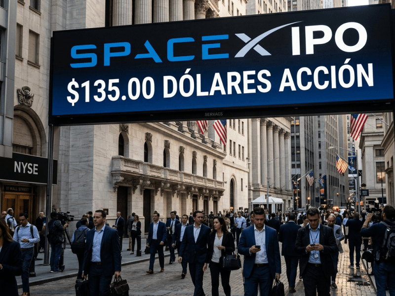 SpaceX desafía a Wall Street y fija el precio de su histórica salida a bolsa en 135 dólares por acción