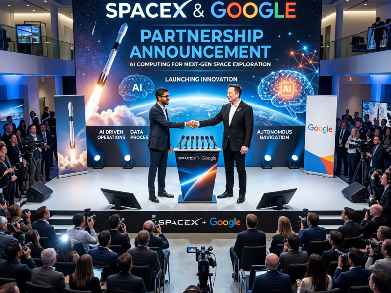 SpaceX refuerza su apuesta por la inteligencia artificial con un multimillonario acuerdo de computación con Google