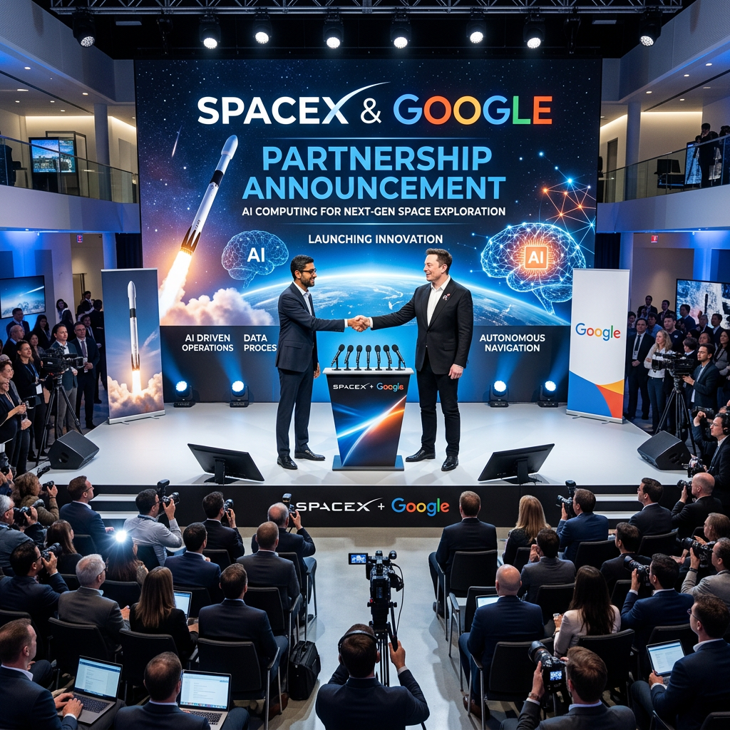 SpaceX refuerza su apuesta por la inteligencia artificial con un multimillonario acuerdo de computación con Google
