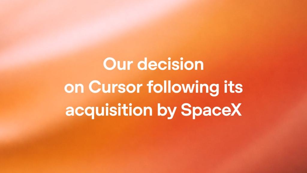 OpenAI retirará sus modelos de Cursor tras la adquisición de la plataforma por SpaceX