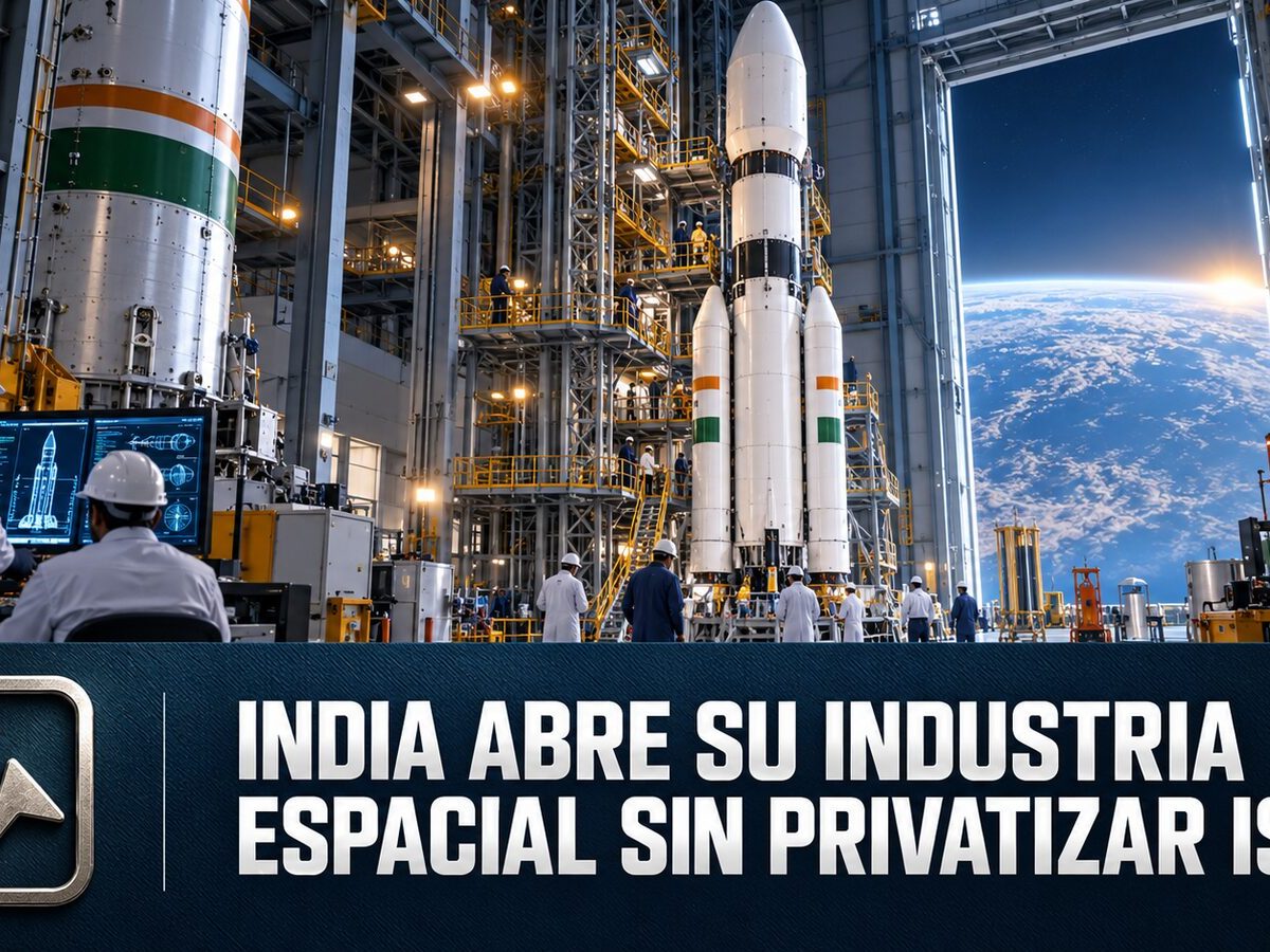 India abre su industria espacial a las empresas sin privatizar ISRO