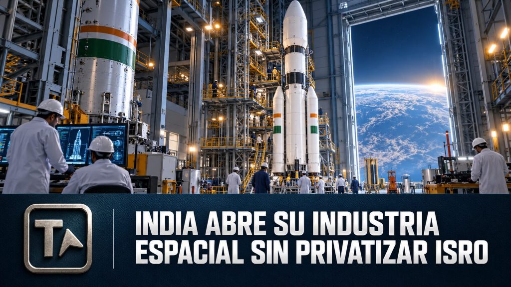 India abre su industria espacial a las empresas sin privatizar ISRO