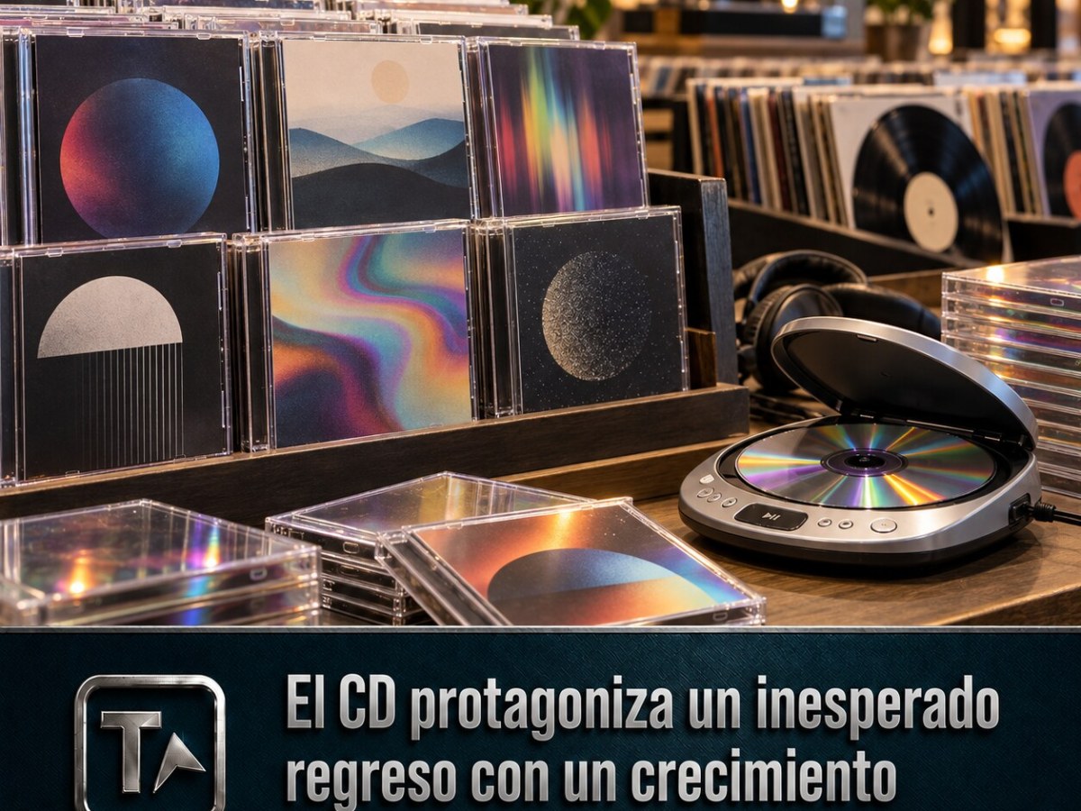 El CD protagoniza un inesperado regreso con un crecimiento del 58,6 % en Estados Unidos