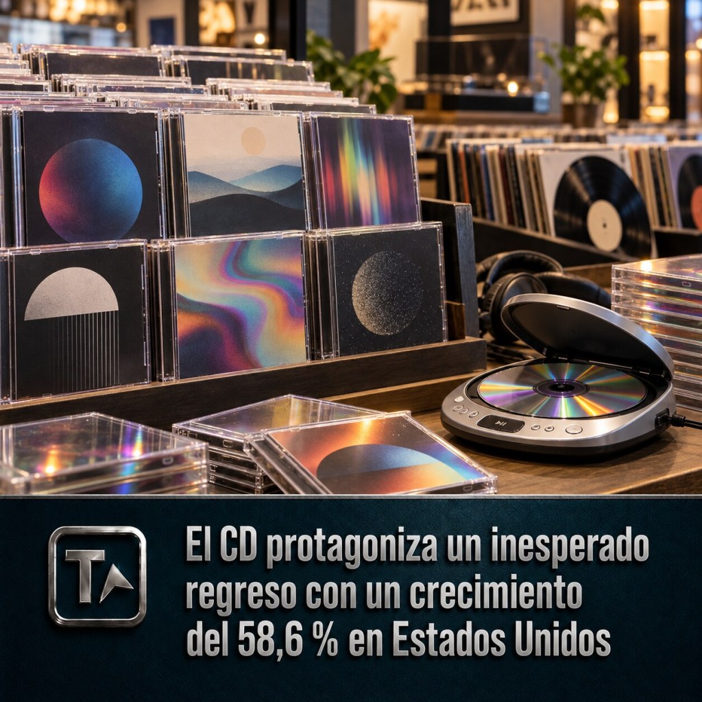 El CD protagoniza un inesperado regreso con un crecimiento del 58,6 % en Estados Unidos