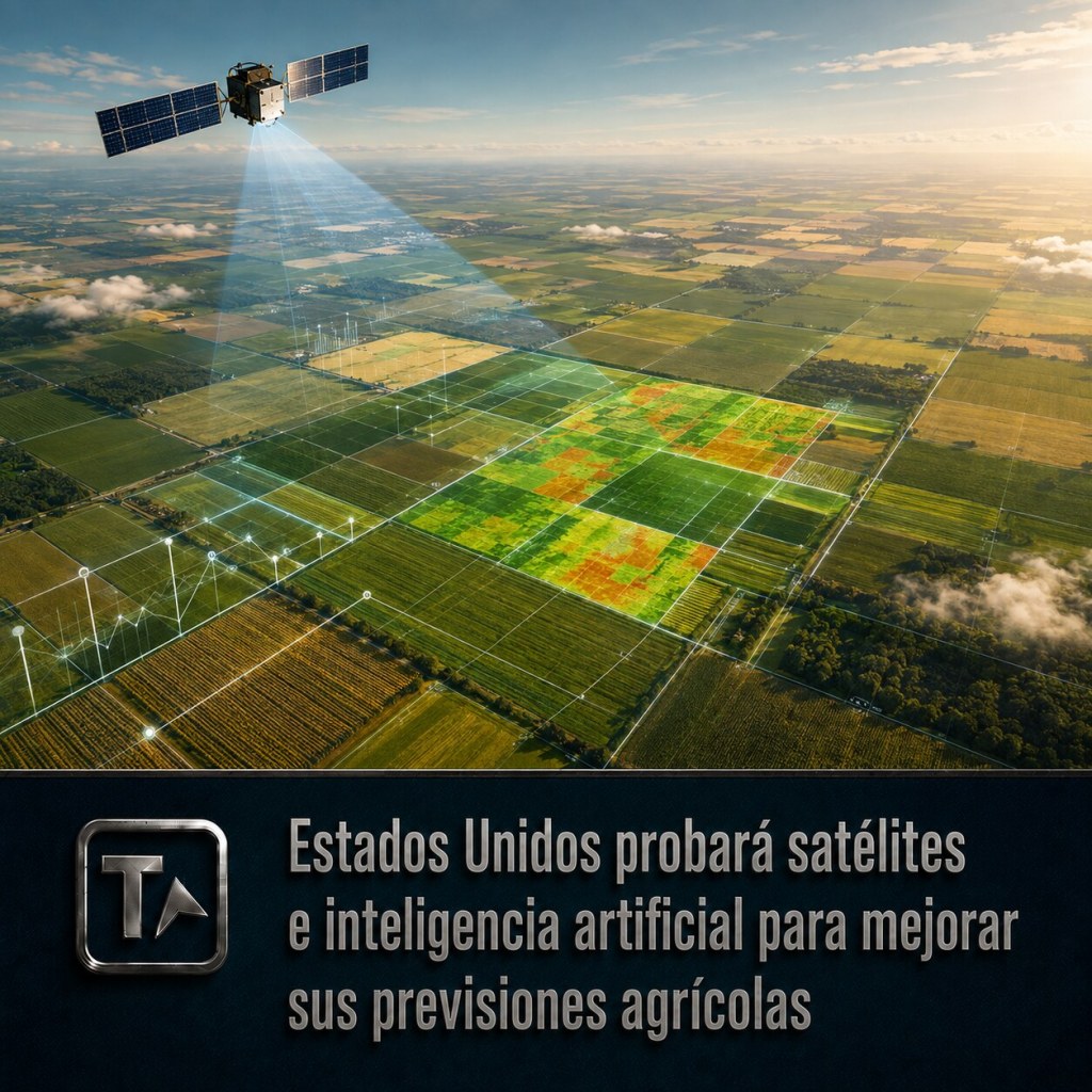Estados Unidos probará satélites e inteligencia artificial para mejorar sus previsiones agrícolas