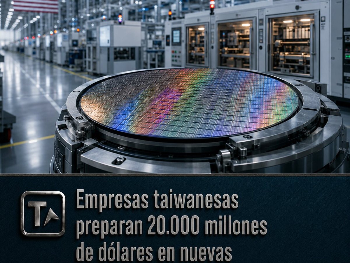 Empresas taiwanesas preparan 20.000 millones de dólares en nuevas inversiones tecnológicas en Estados Unidos