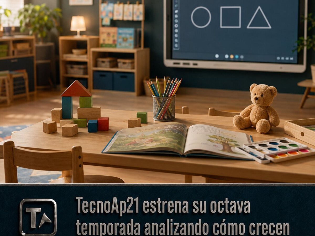 TecnoAp21 estrena su octava temporada analizando cómo crecen los niños entre pantallas y tecnología