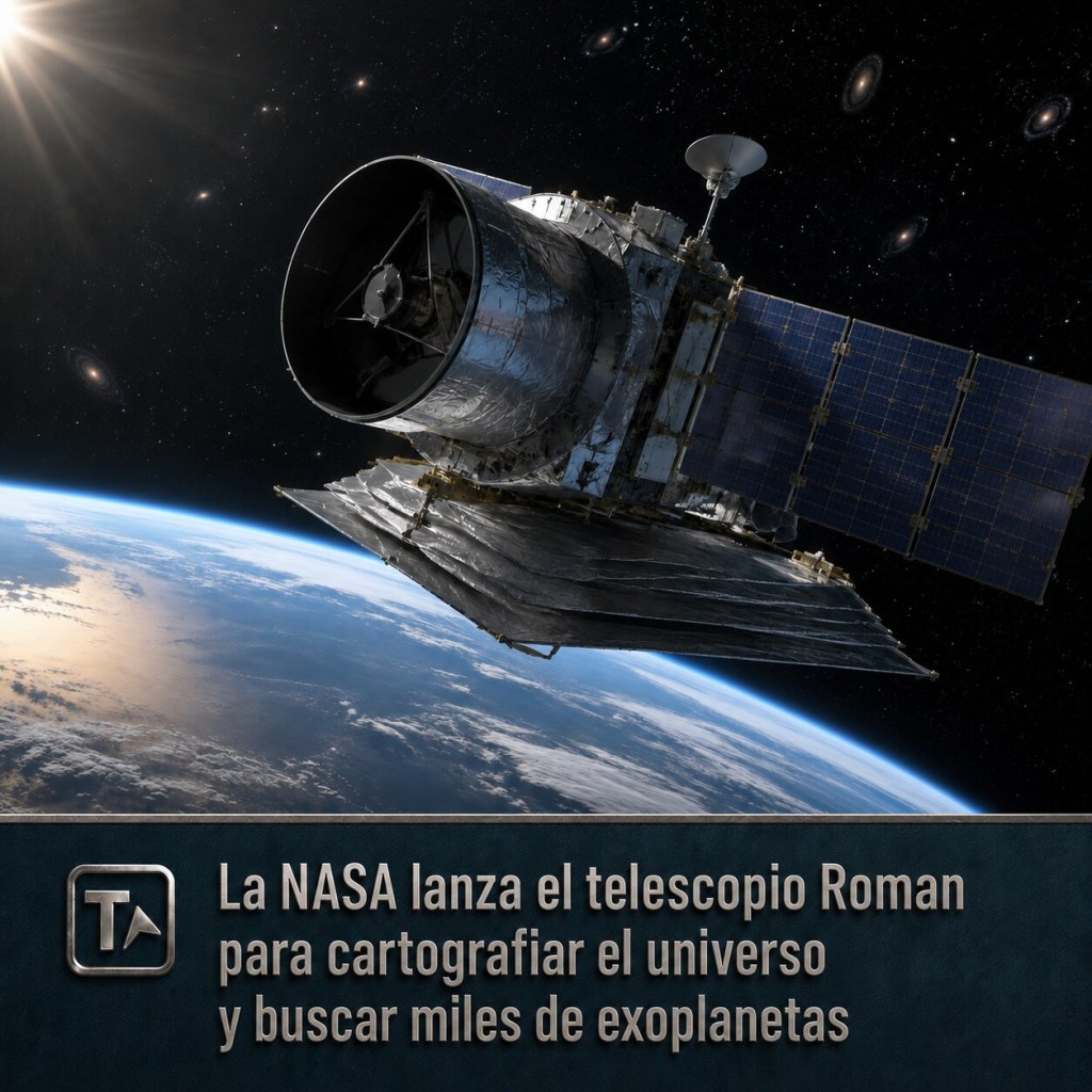 La NASA lanza el telescopio Roman para cartografiar el universo y buscar miles de exoplanetas