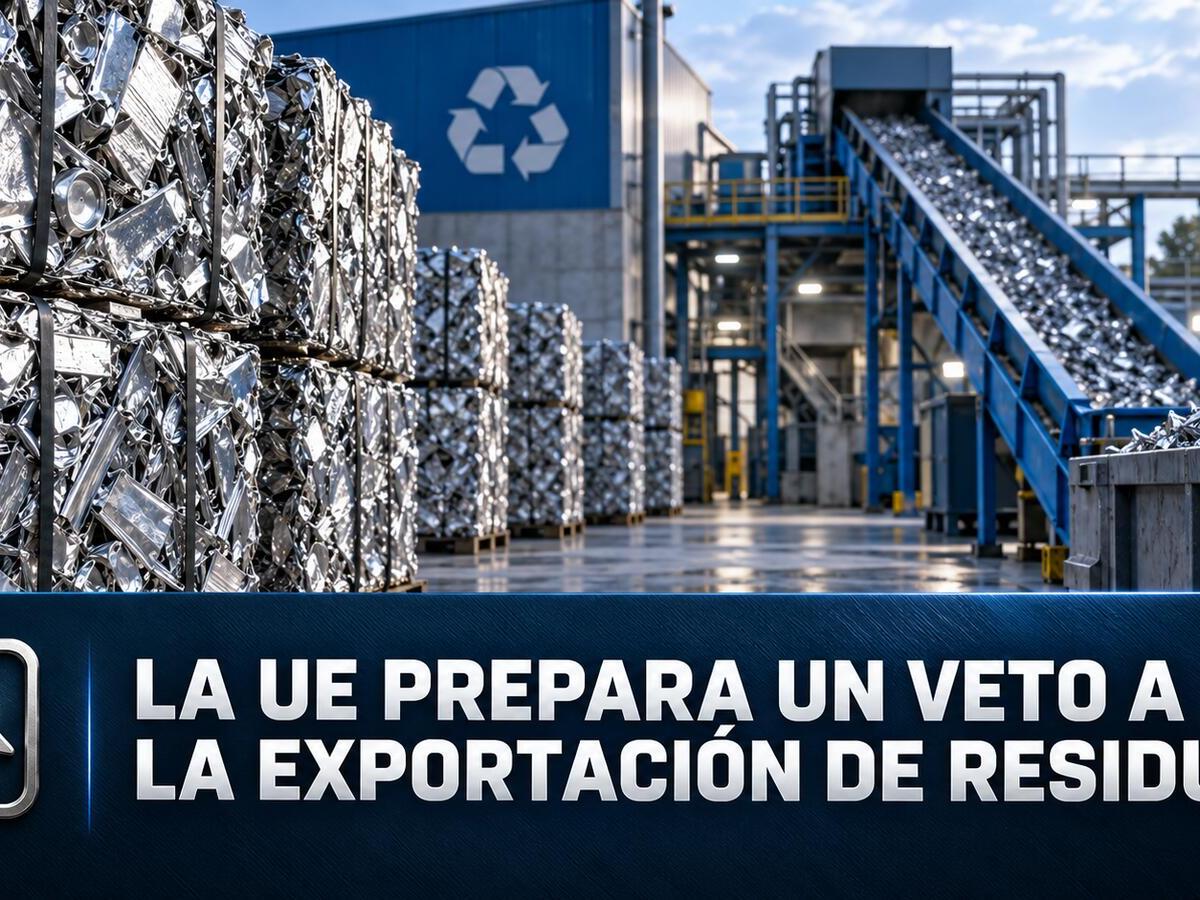 La Unión Europea prepara un veto a la exportación de residuos para impulsar el reciclaje de aluminio