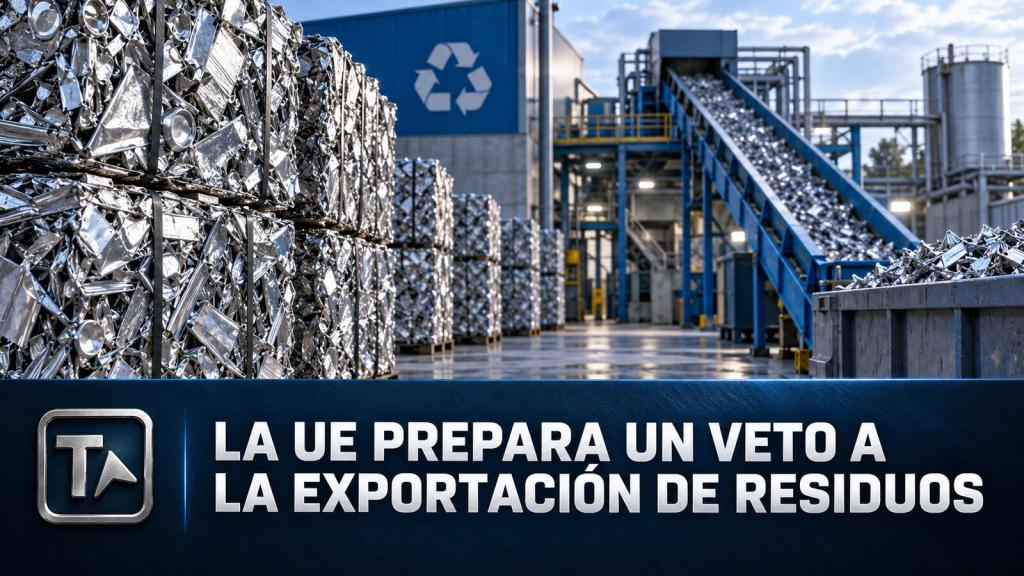 La Unión Europea prepara un veto a la exportación de residuos para impulsar el reciclaje de aluminio
